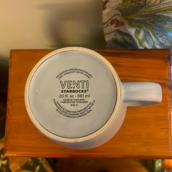 Starbucks 2021 Grey Embossed Mermaid VENTI Stone Mug - Picture 6 of 7